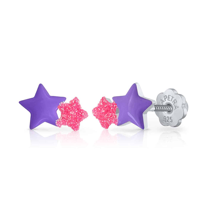 estrella doble lila