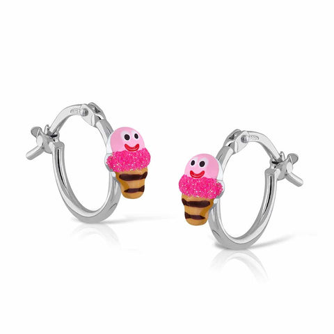 Mini Hoop Enamel - Ice cream