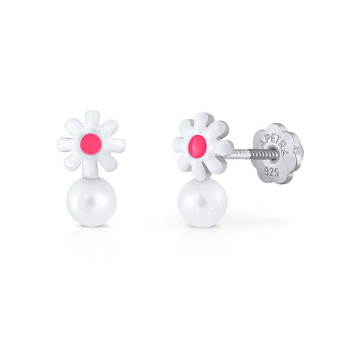 Happy Pearls Daisy Earrings