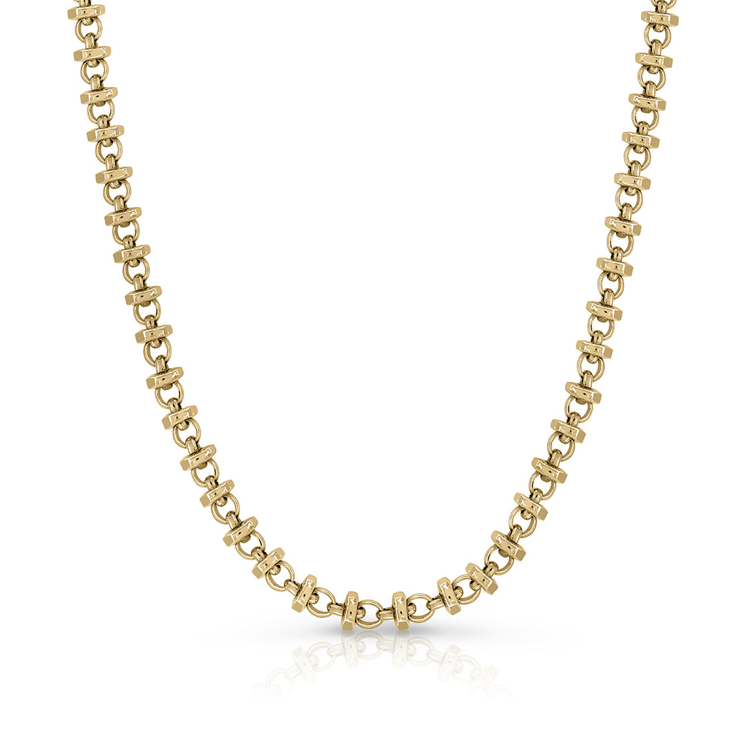 3mm enamel bead necklace