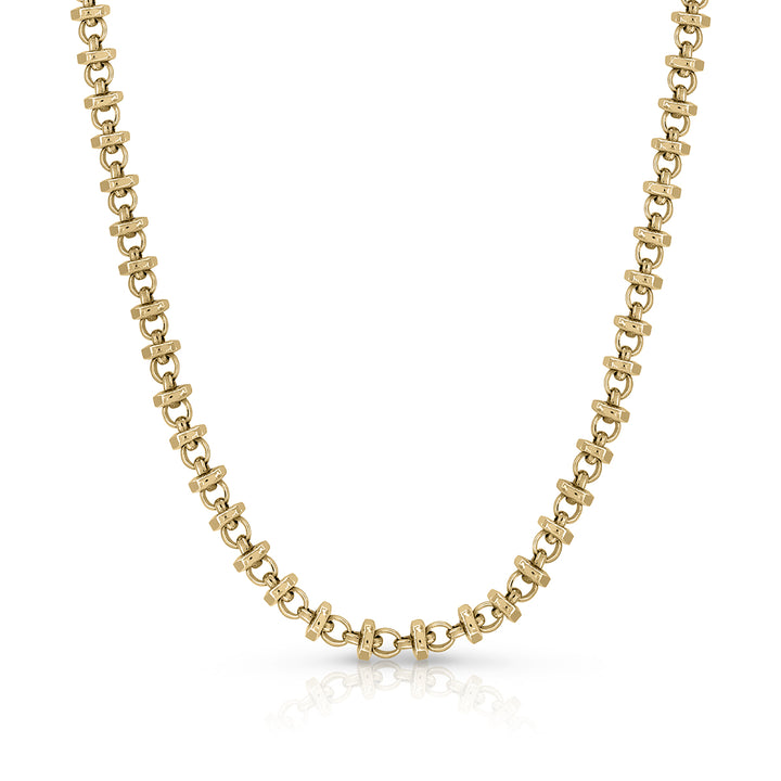 3mm enamel bead necklace