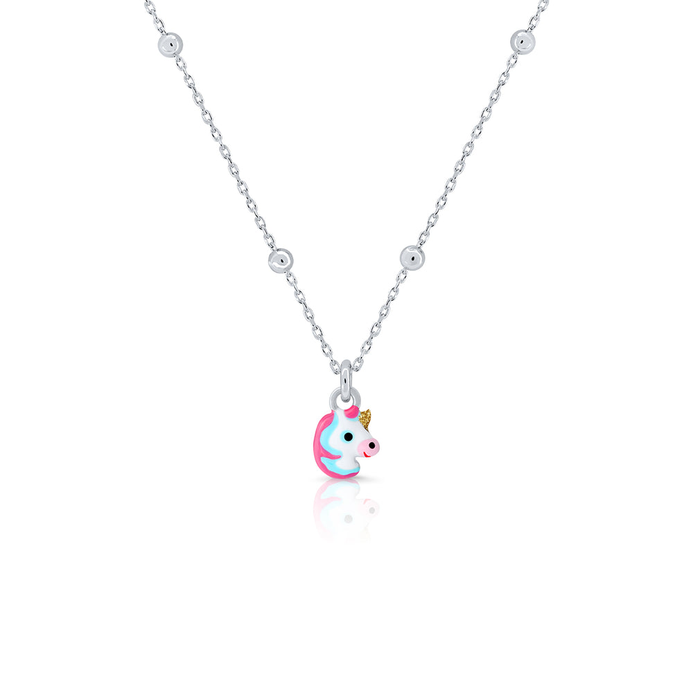 Petrasus Face Enamel Necklace