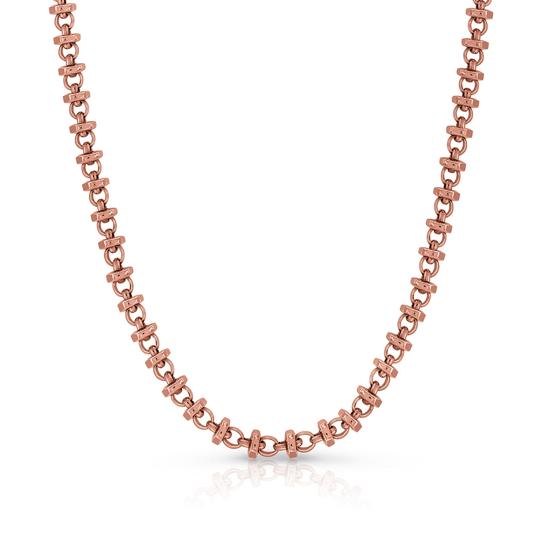 3mm enamel bead necklace