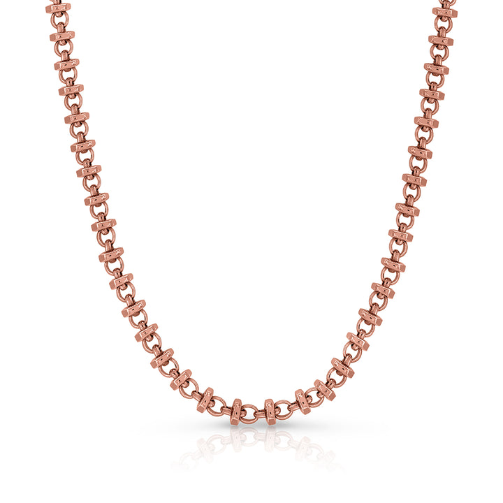 3mm enamel bead necklace