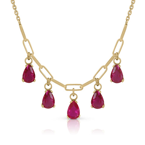 Lotus Tears Tambourine Necklace