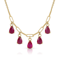 Collar pandereta Lotus lágrimas