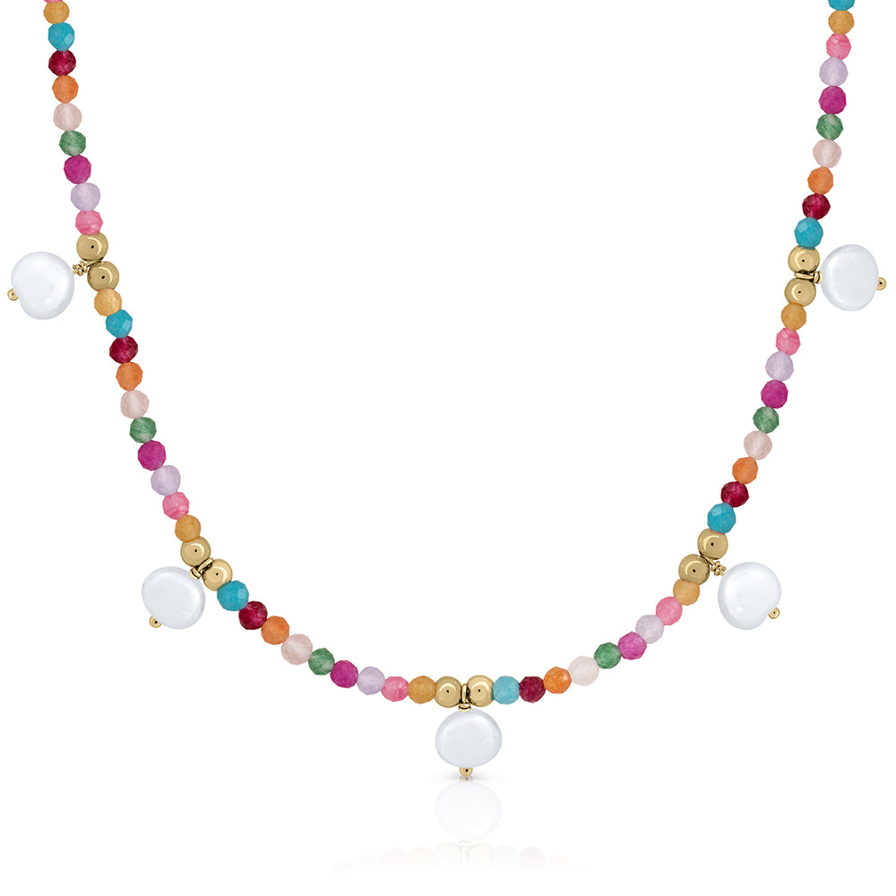 Gold Necklace Sprinkles Collection Initial
