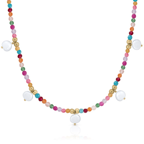 Gold Necklace Sprinkles Collection Initial