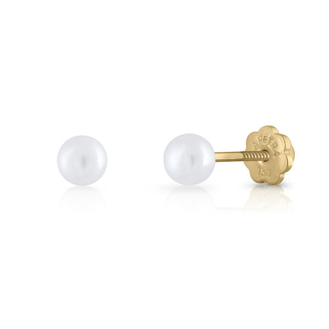 Gold Cultivated Spherical Pearls 4-4,5