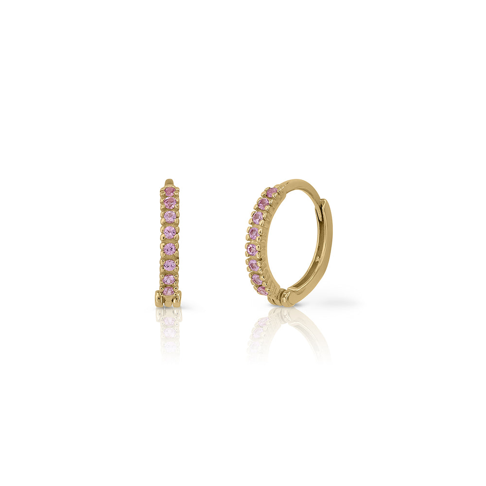 Aritos oro 9k Brilli Brilli 8mm