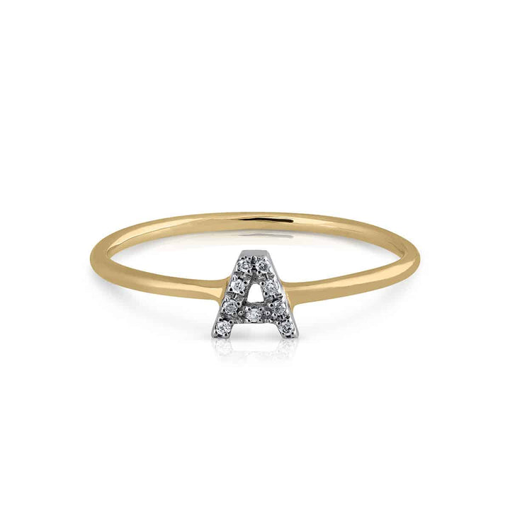 Anillo Colección Prime Inicial A Brillantes