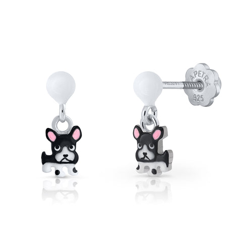 Candy Floss Bulldog Bimba Earrings