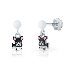 Pendientes Candy Floss bulldog bimba