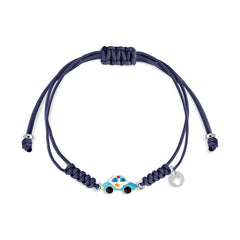 Pulsera macramé Brum Brum policía