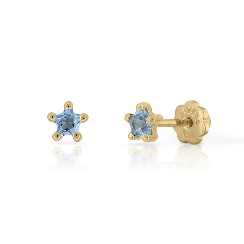 Pendientes oro Brilli Brilli Estrella