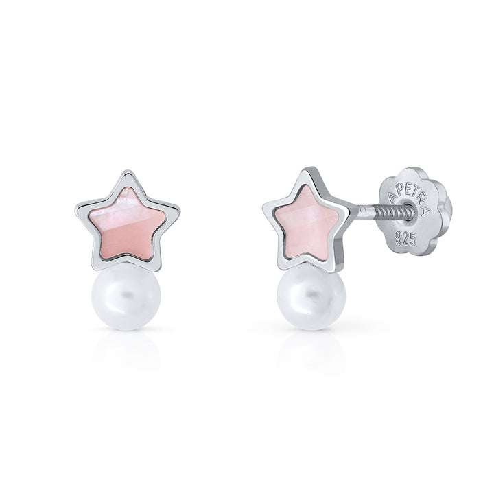 Pendientes Colección Cristal Pearl Estrella r