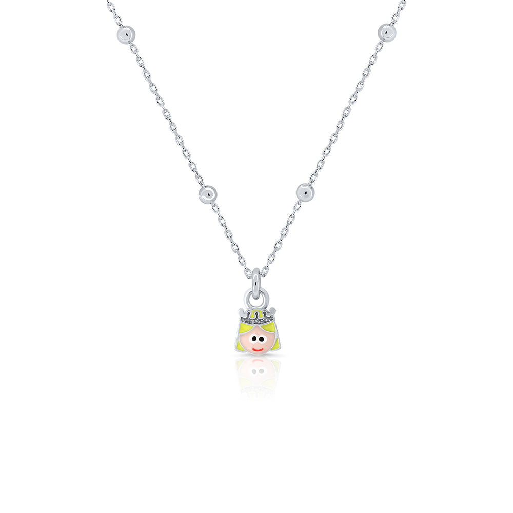 Princess Enamel Necklace
