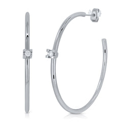 Aros de 40x2mm con circonita