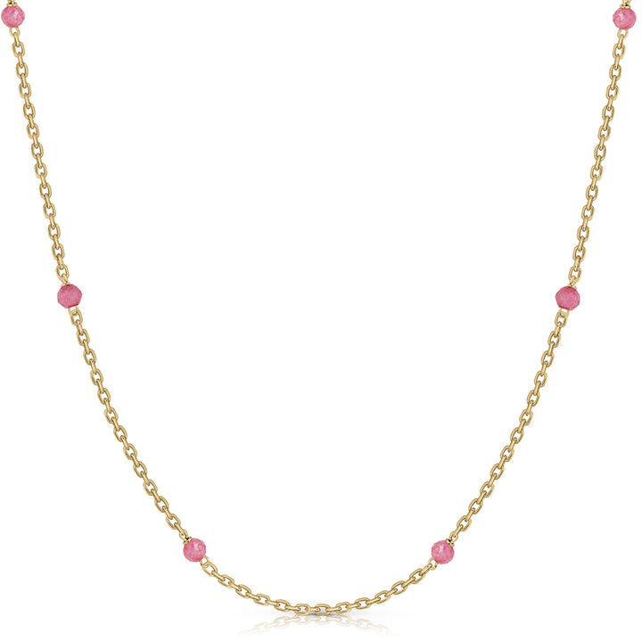 Beads 3mm Black Enamel Necklace