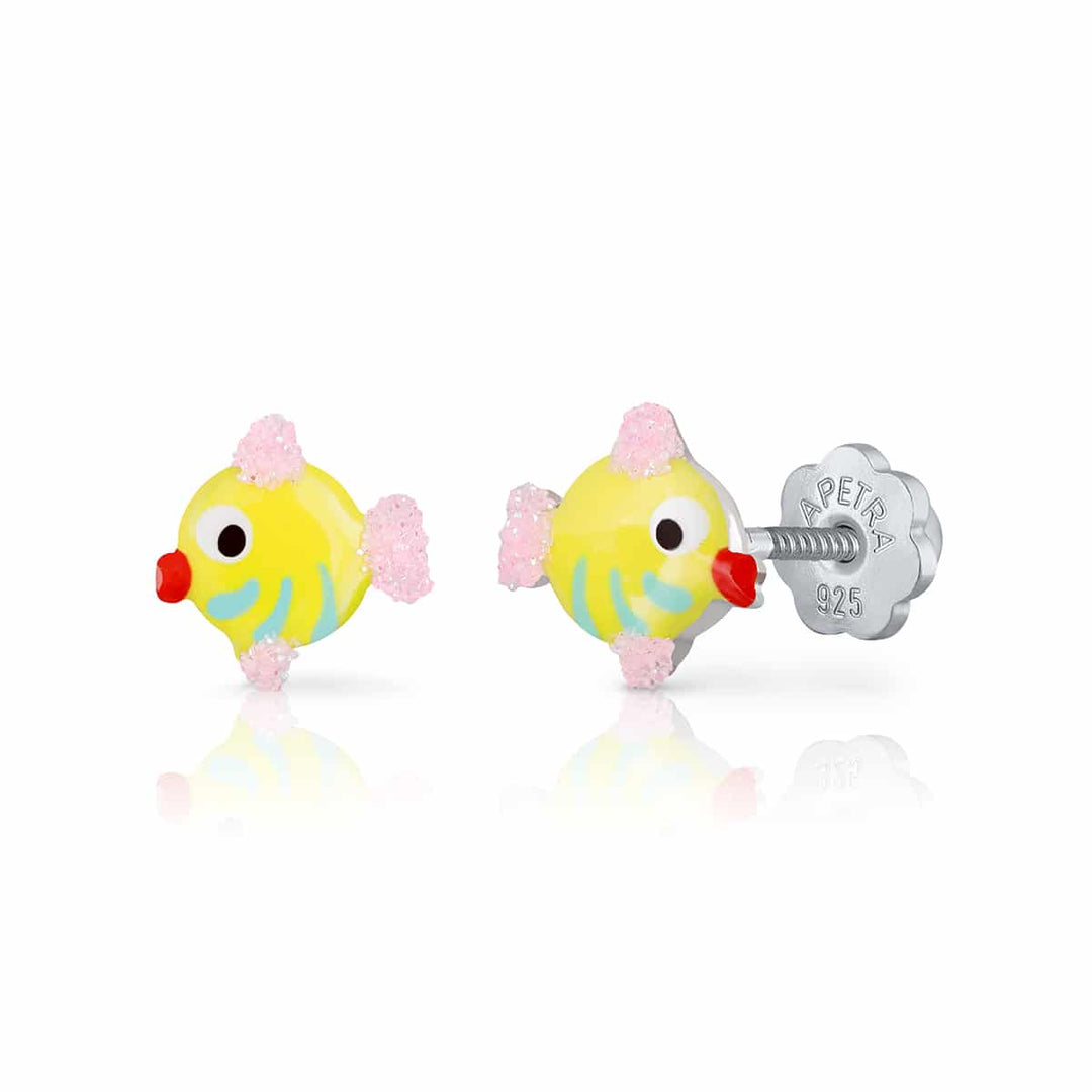 Pendientes Pez Tropical Rosca