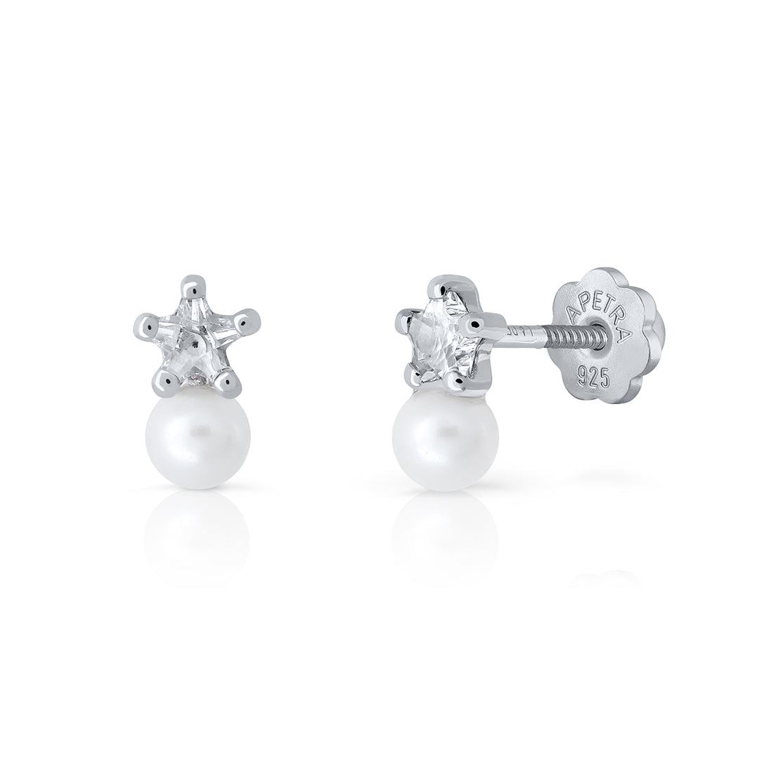 Pendientes Brilli Brilli Pearl Estrella BLANCO