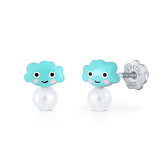 Pendientes Happy Pearl Nube