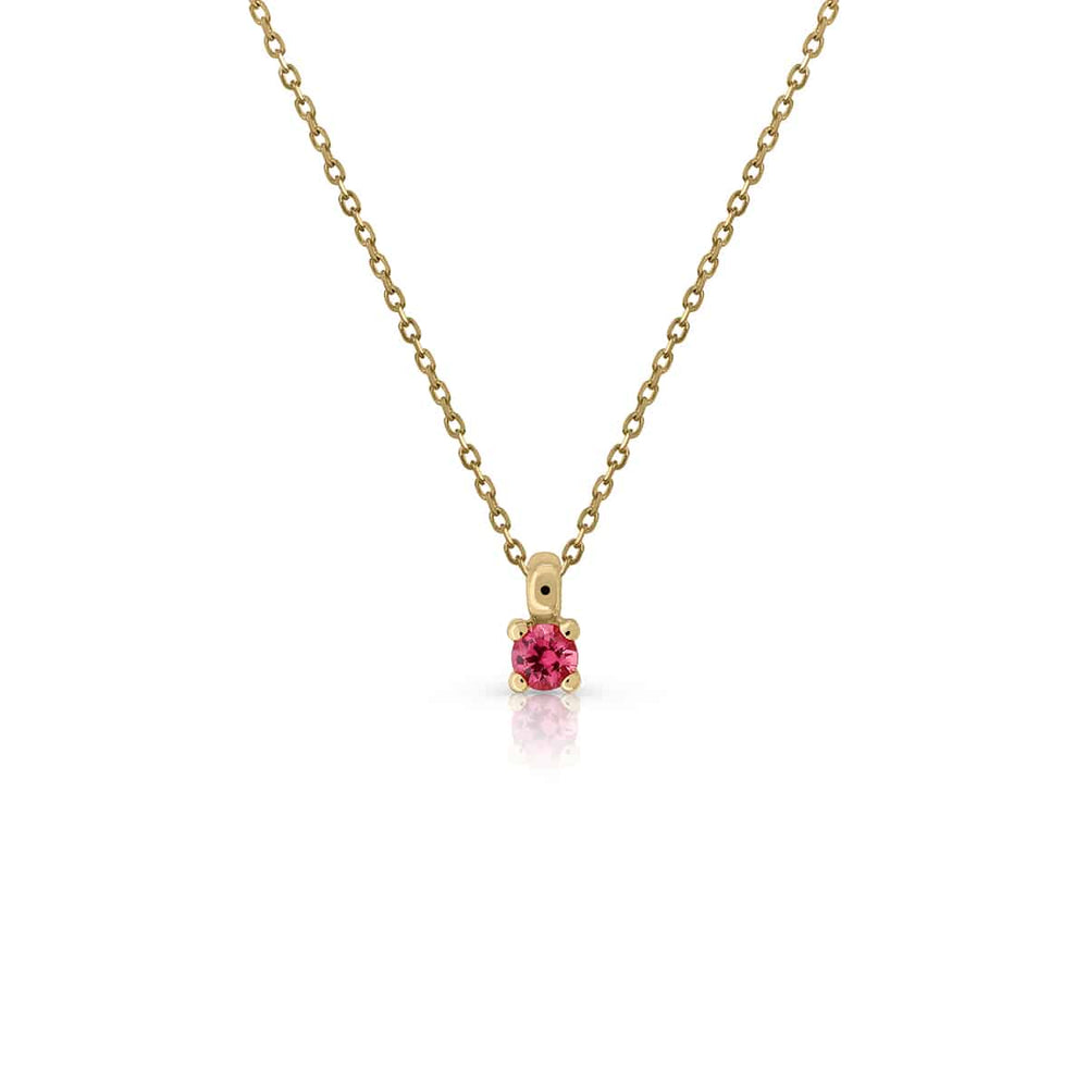 Collar oro garrita topacio