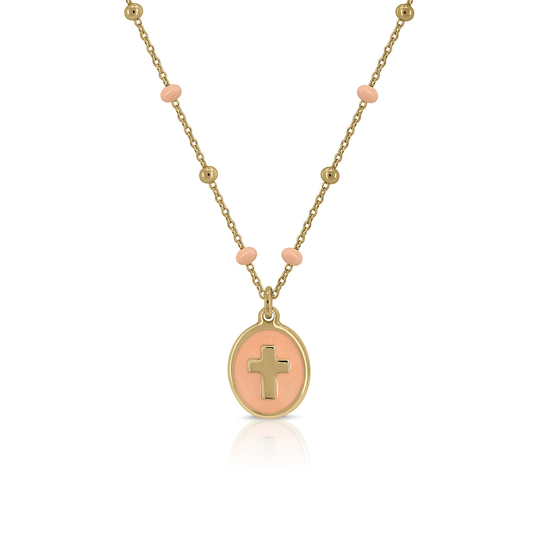 Zirconia Cross Necklace