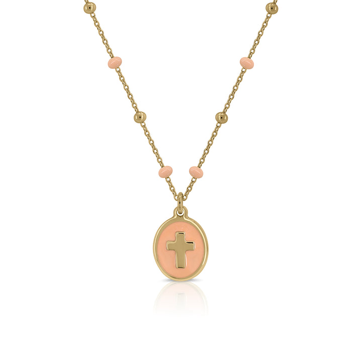 Zirconia Cross Necklace
