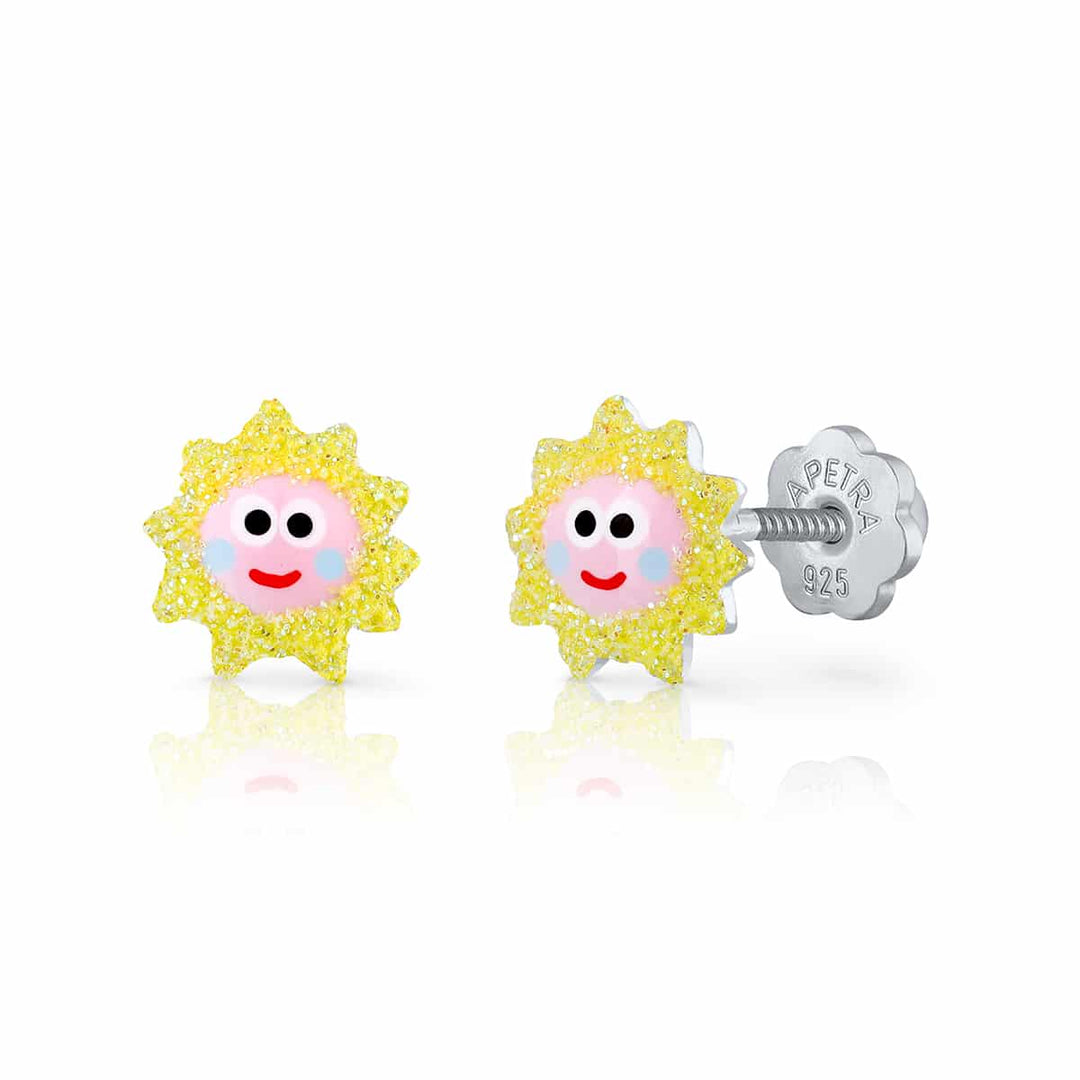 Pendientes Sol rosca