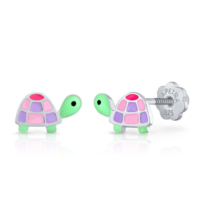 Pendientes Tortuga Clementina Perfil rosca