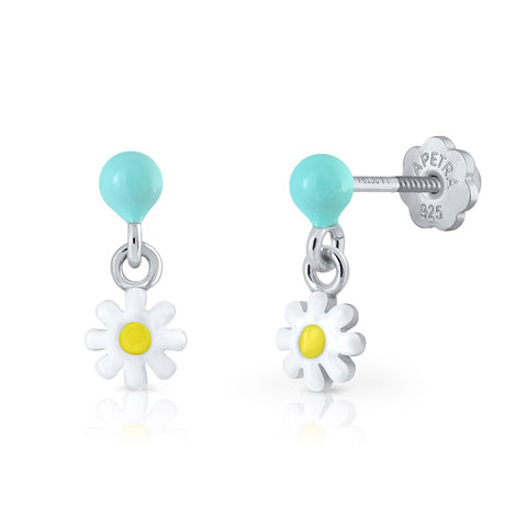 Candy Floss Daisy Earrings