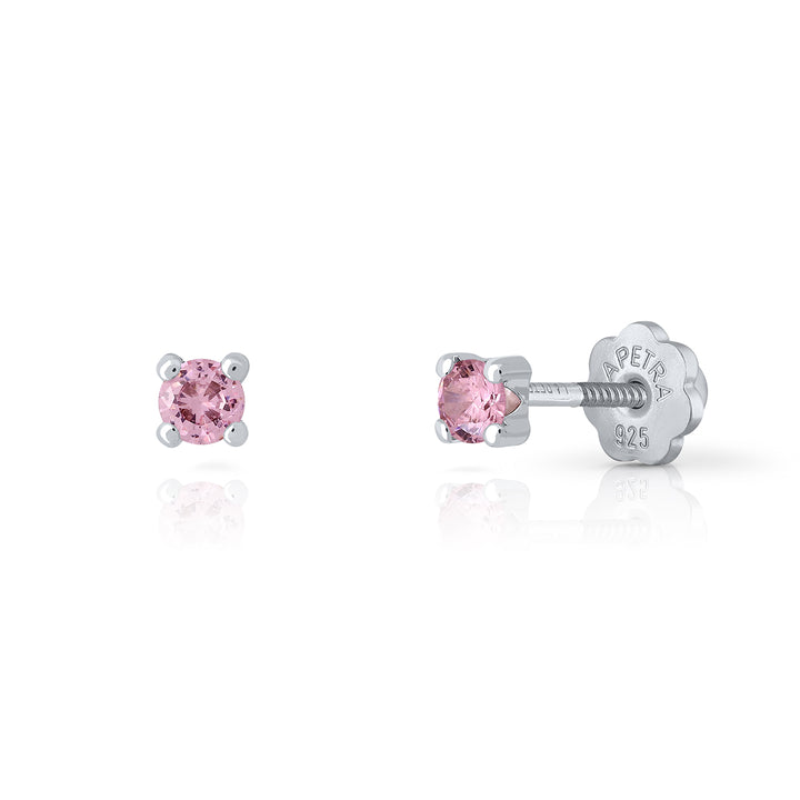 Pendientes Brilli Brilli 4 Redodndo S rosa