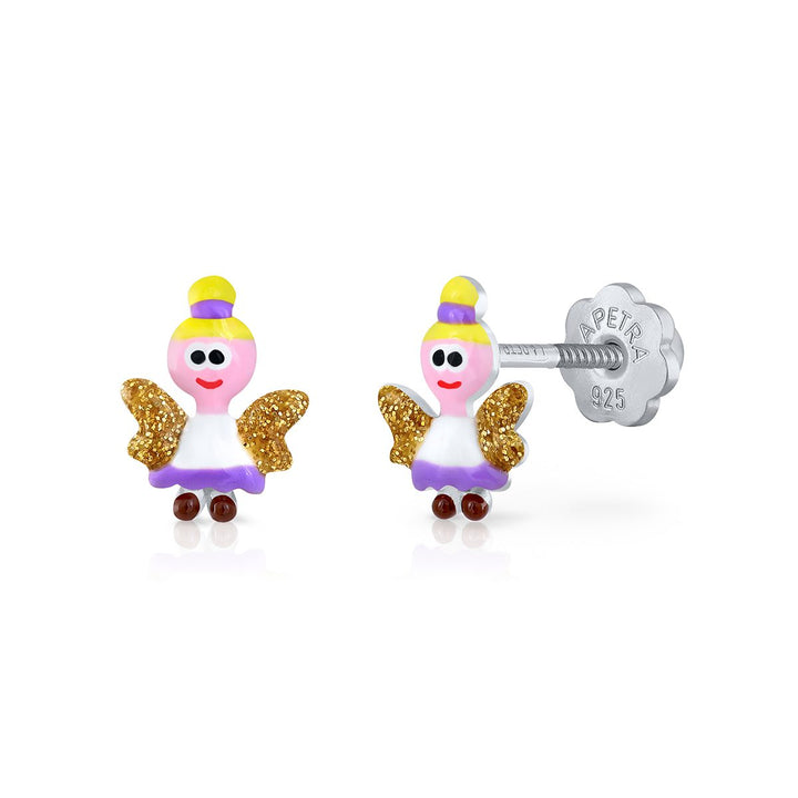 Fairy Enamel Earrings