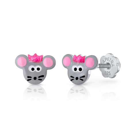 Enchanted Mouse Enamel Earrings