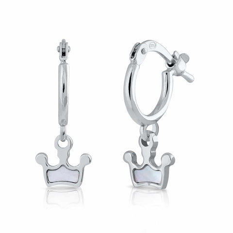 Teenies Collection Mini Hoop - Crown