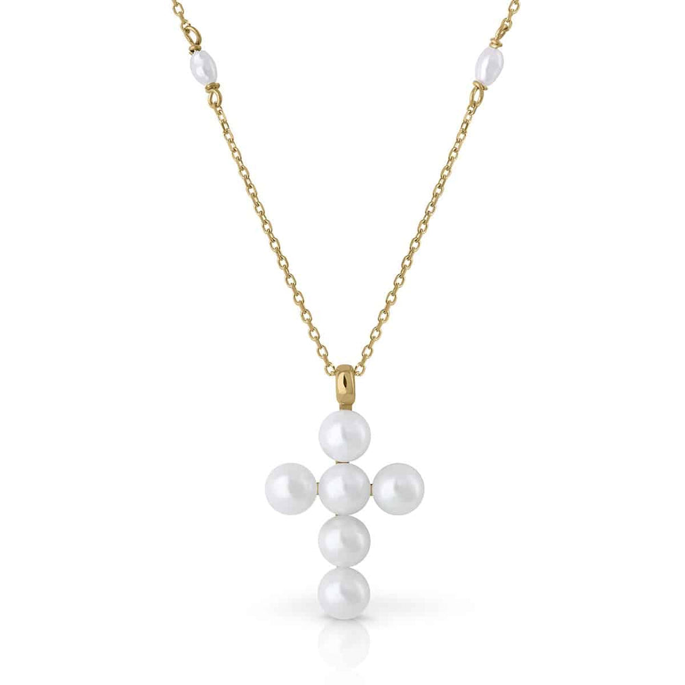 Golden Cocó Cross Necklace