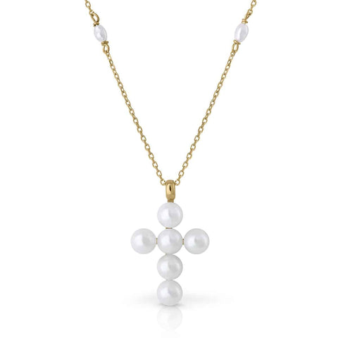 Golden Cocó Cross Necklace
