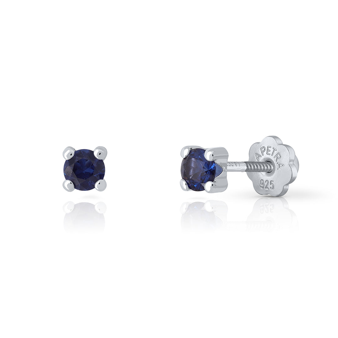 Pendientes Brilli Brilli 4 Redodndo m zafiro