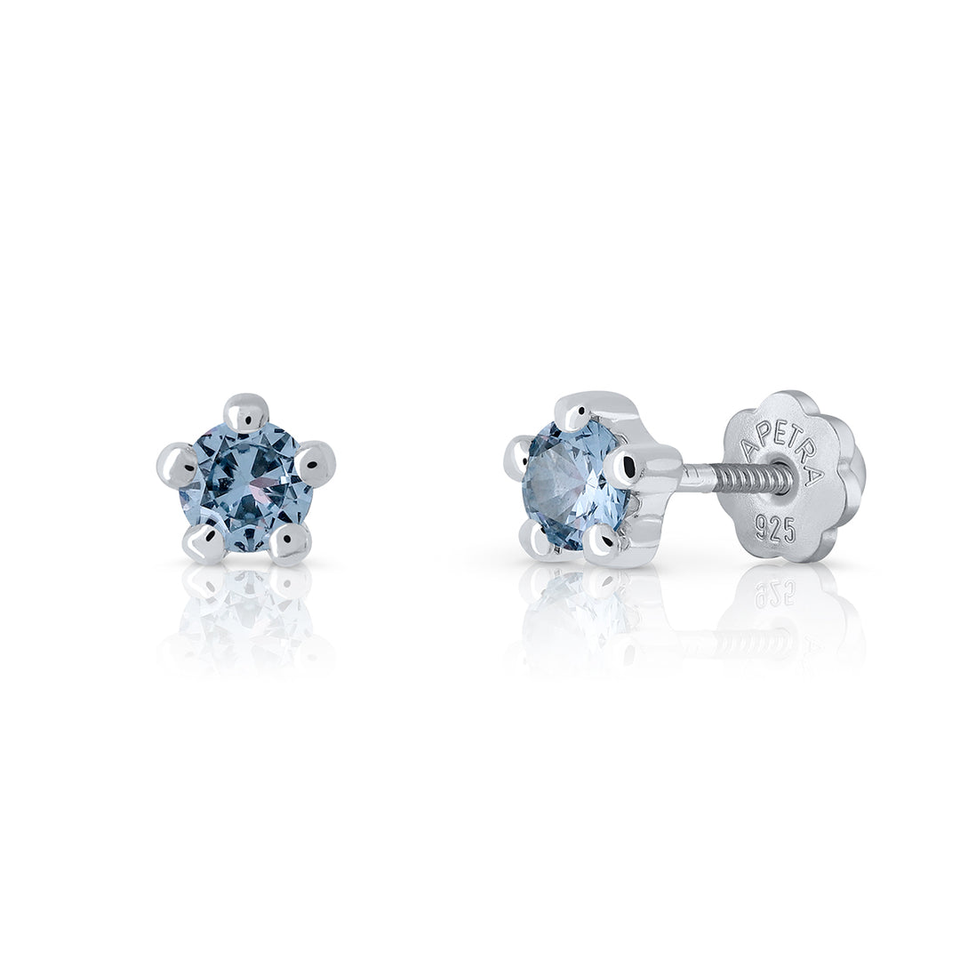 Pendientes Brilli Brilli 5 Redodndo M AZUL
