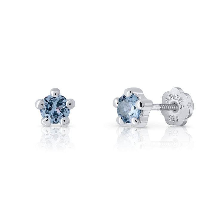 Pendientes Brilli Brilli 5 Redodndo M AZUL