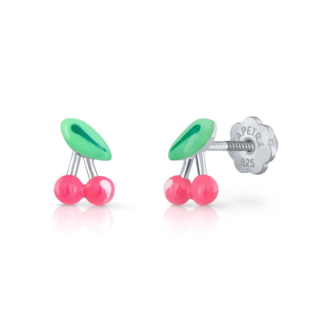Pendientes Cereza rosca