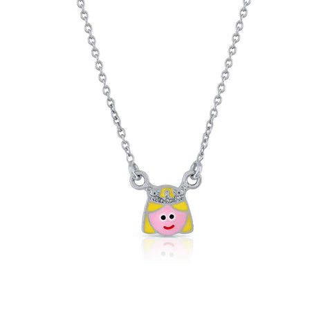 Princess Enamel Necklace
