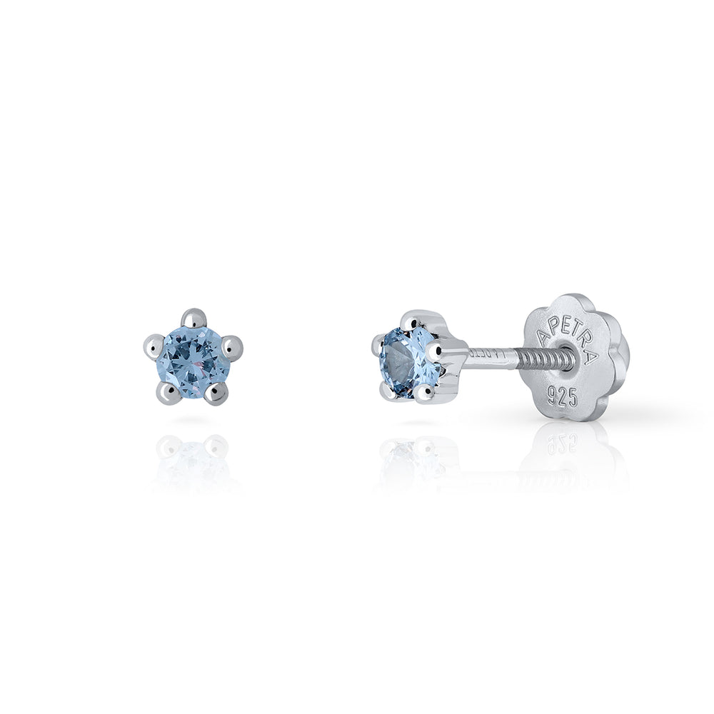 Pendientes Brilli Brilli 5 Redodndo S aguamrina