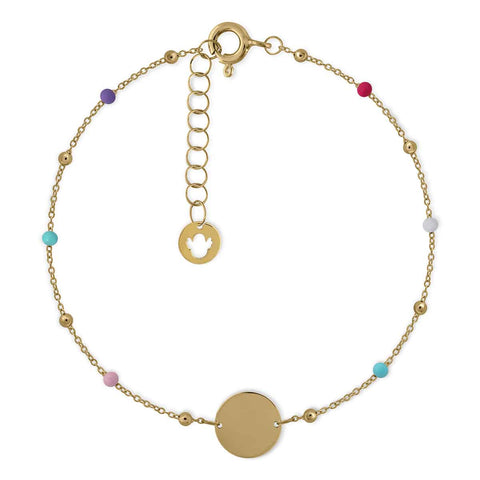 Gold Plated Aniseed Beads Collection Bracelet