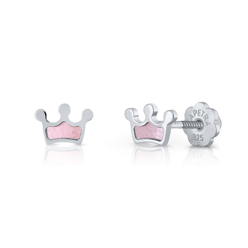 Mini Teenies Collection Earrings - Crown