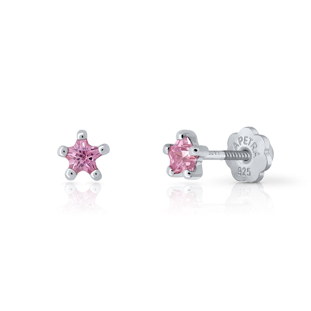Pendientes Brilli Brilli Estrella rosa