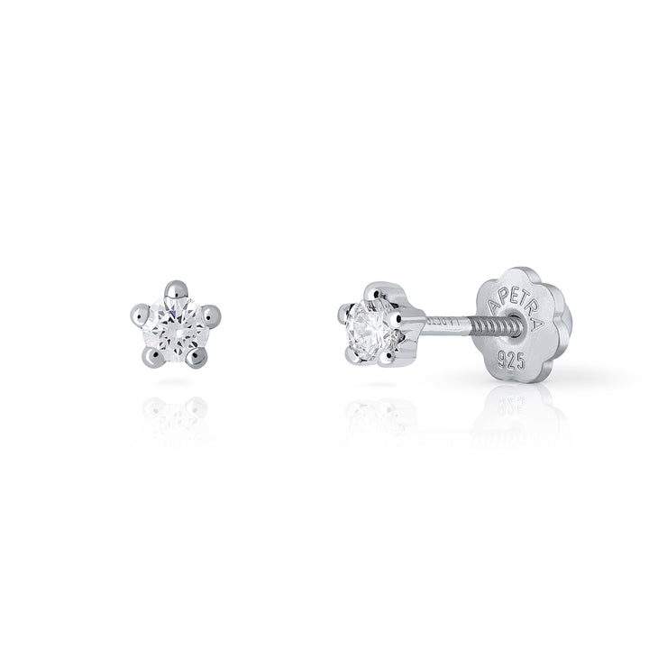 Pendientes Brilli Brilli 5 Redodndo S blanco