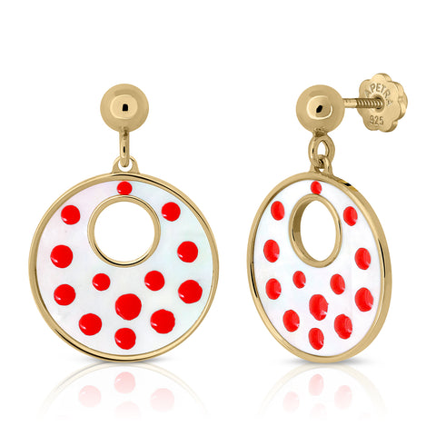 Red Flamenco Earrings