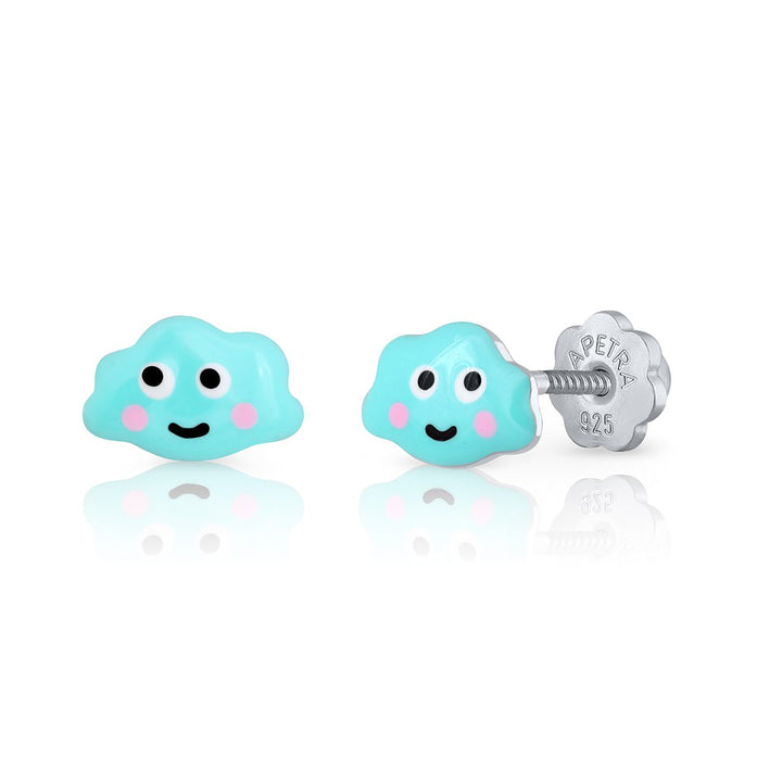 Pendientes Nube rosca
